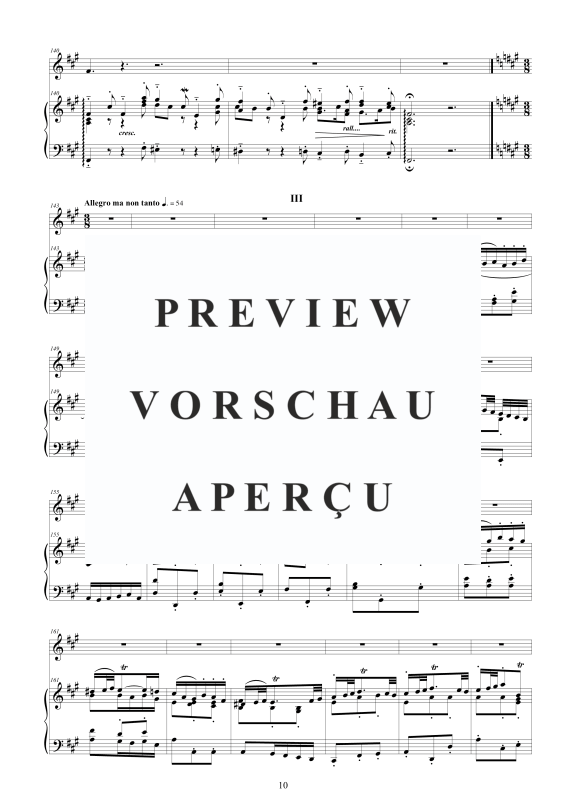 Product gallery: Page 11 of 11 Oboen Konzert in A-Dur BWV 1055, , Oboe and Piano