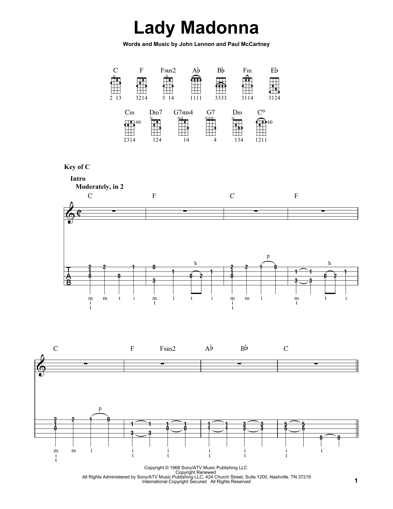 Produktgalerie: Seite 1 von 1 Lady Madonna, The Beatles, Banjo