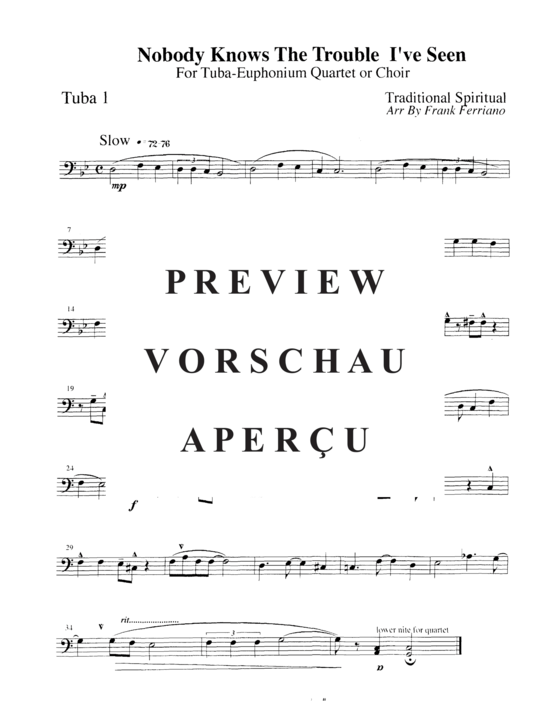 Product gallery: Page 17 of 20 Drei Spirituals , , (Tuba Quartett EETT)
