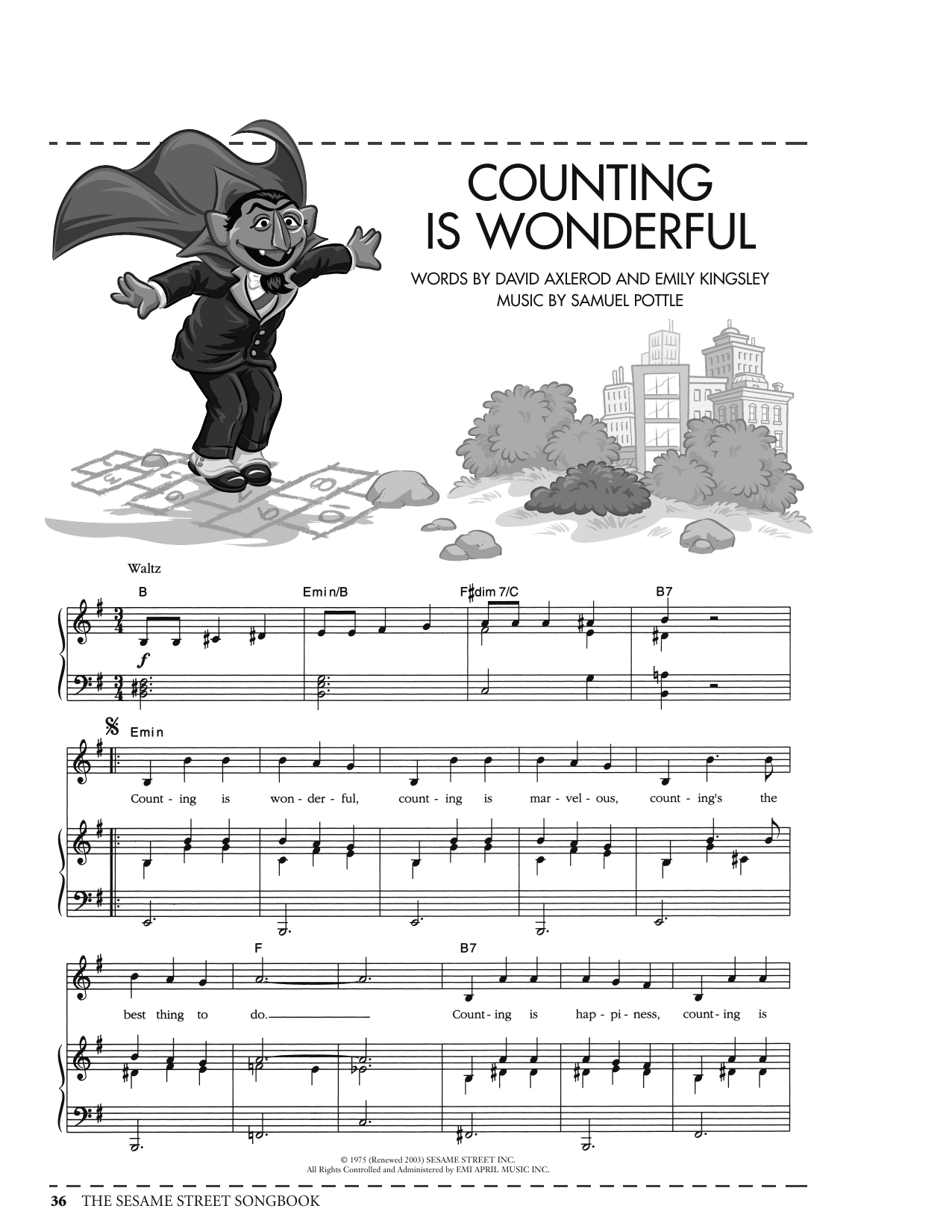 Produktbild zu: Counting Is Wonderful (from Sesame Street)