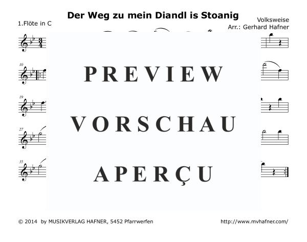 Product gallery: Page 8 of 11 Der Weg zu mein Diandl is Stoanig, , (woodwind and brass)