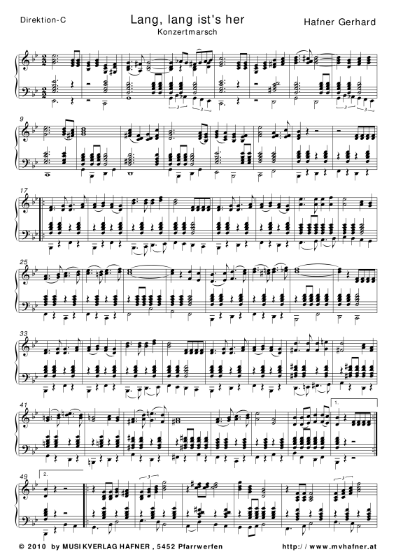 Product gallery: Page 1 of 11 Lang, lang ist´s her, , (large wind orchestra)