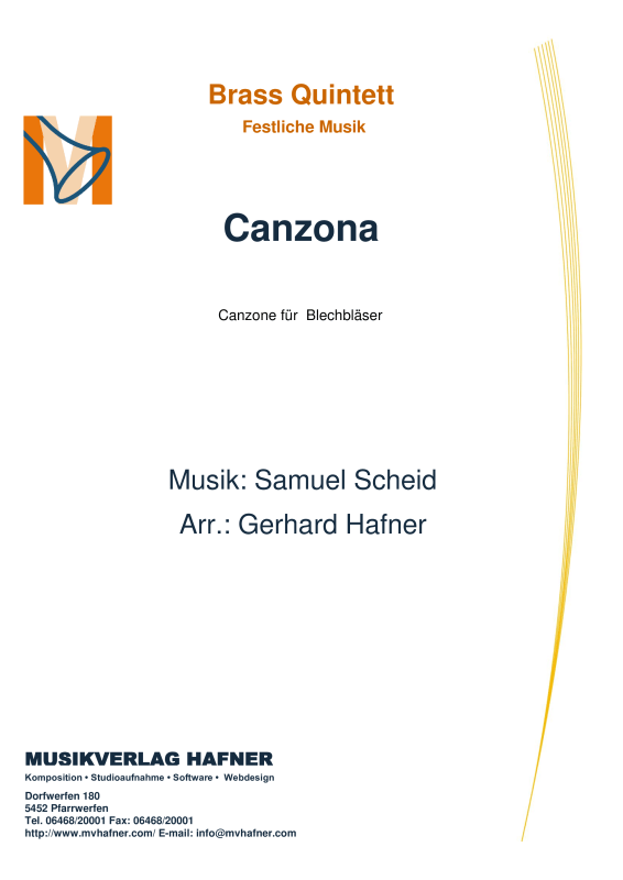 Produktbild zu: CanzonaSamuel Scheidt