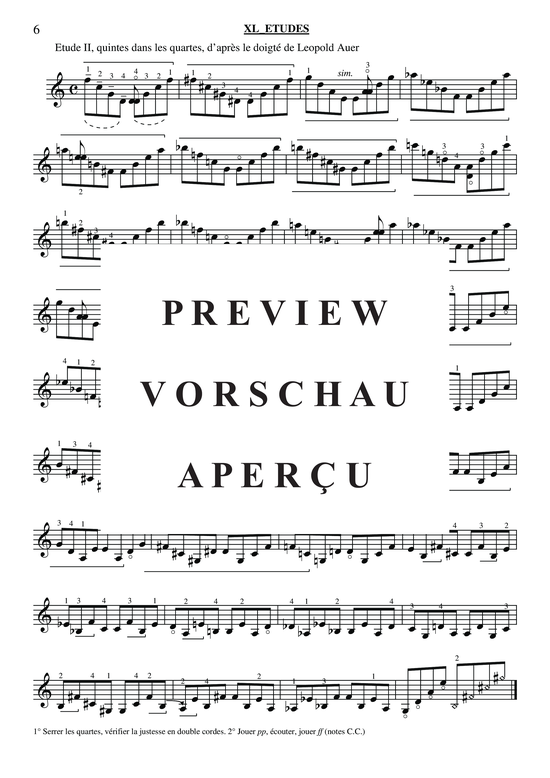 gallery: 40 Études for Violin , , (Geige Solo)