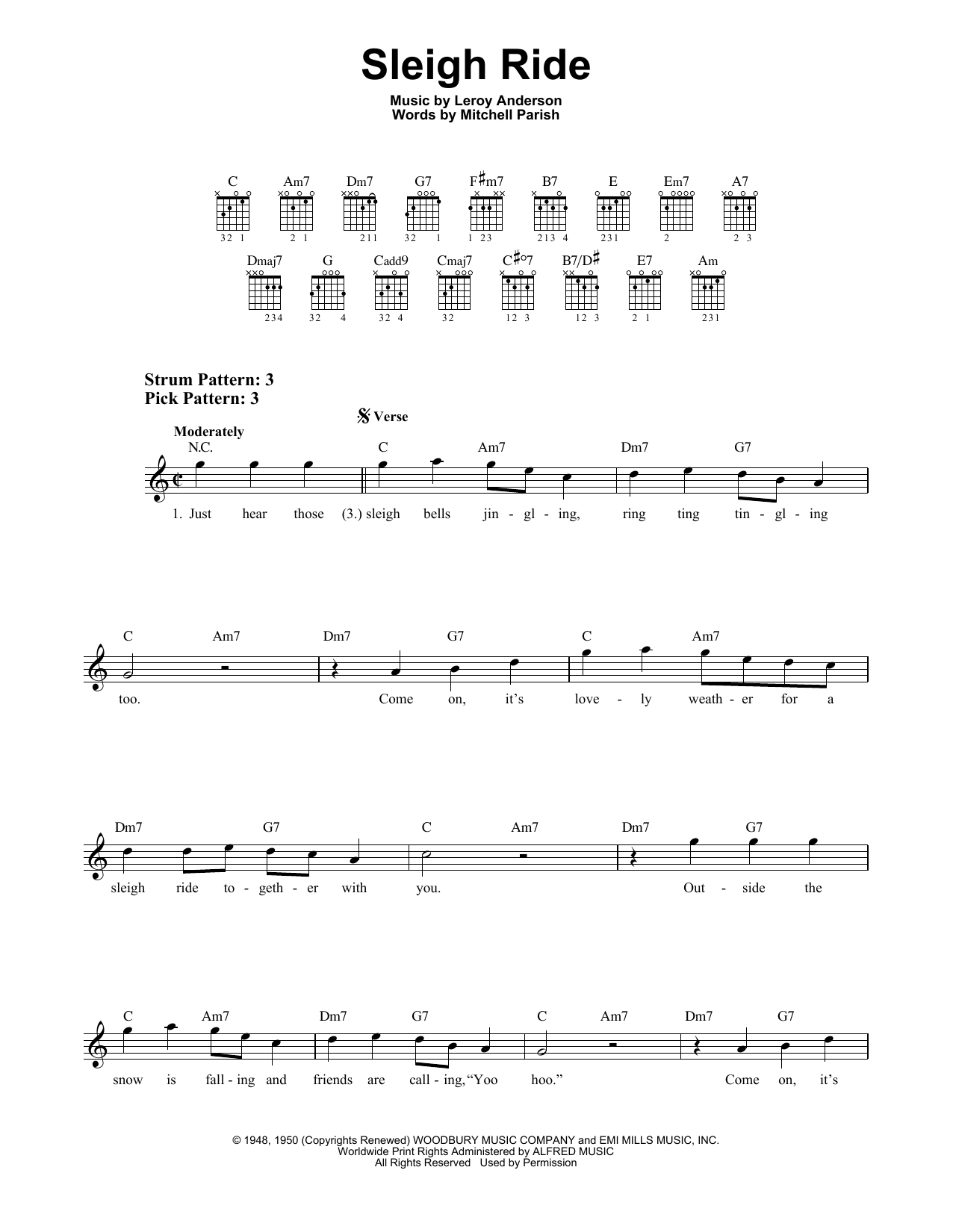 Product gallery: Page 1 of 1 Sleigh Ride, Leroy Anderson