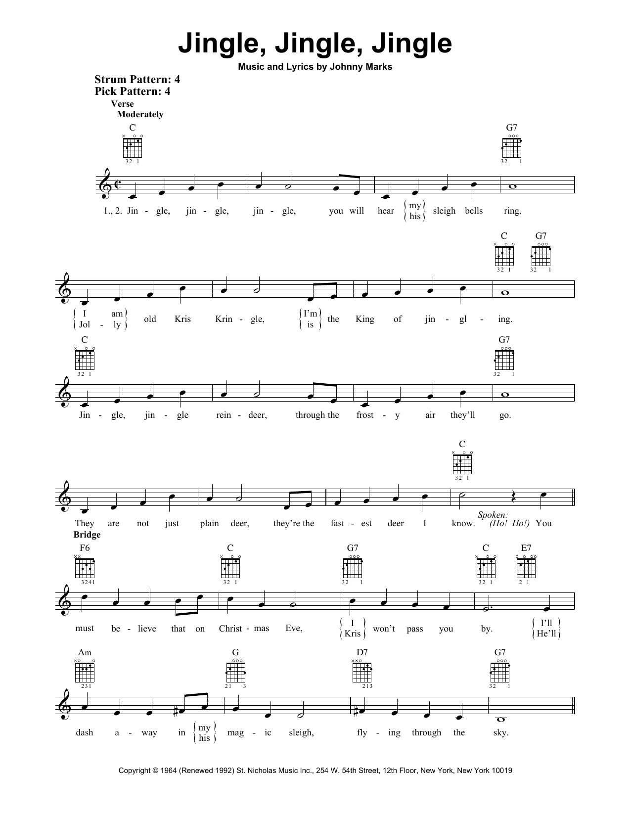 Product gallery: Page 1 of 1 Jingle, Jingle, Jingle, Johnny Marks