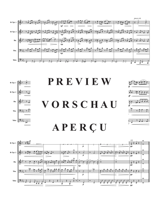 Produktgalerie: Seite 3 von 8 Romanze , , (Blechbläserquintett)