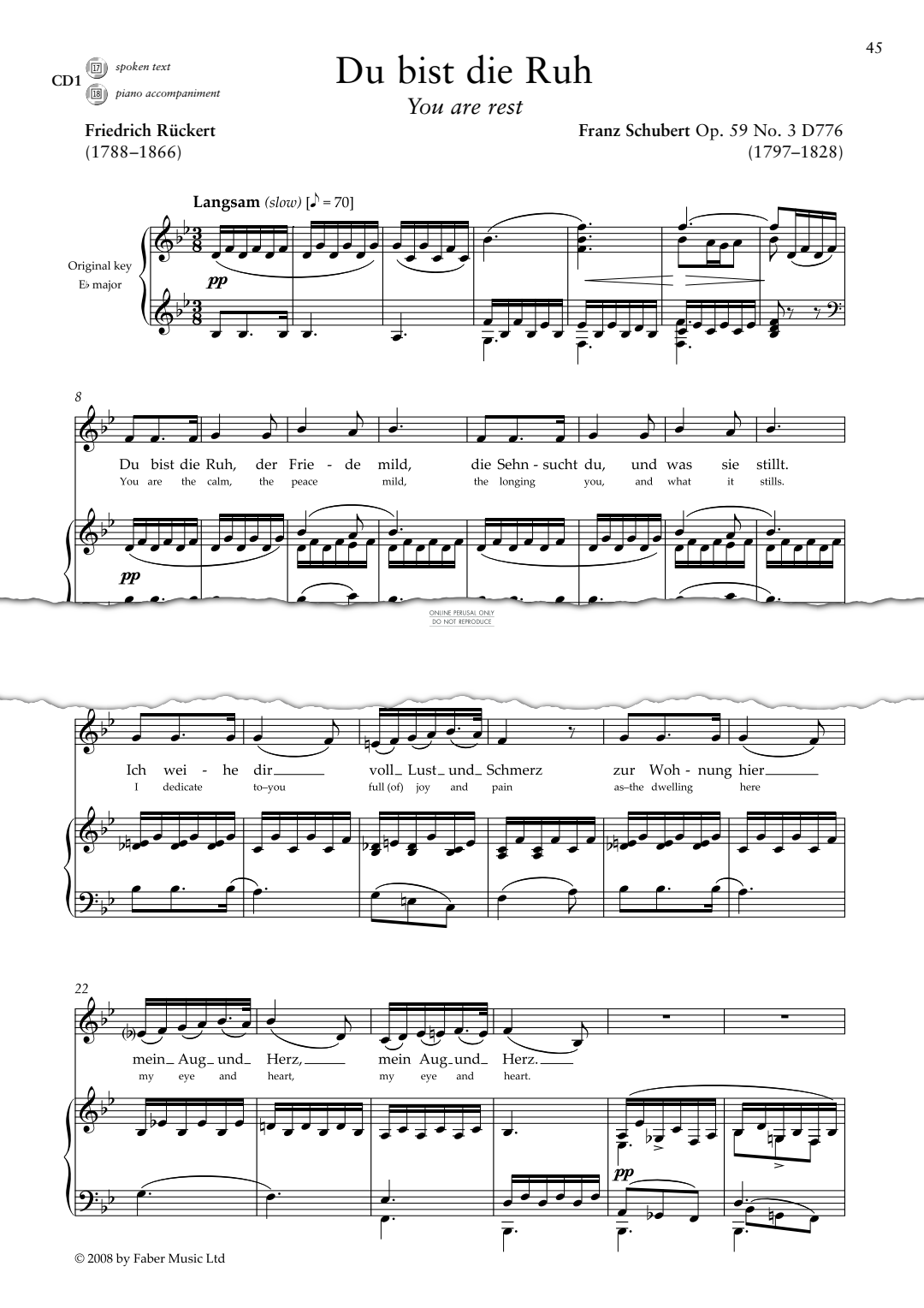 gallery: Du bist die Ruh (Op.59 No.3 D776), Franz Schubert