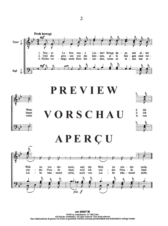 Product gallery: Page 3 of 3 Neues Leben - Neue Lieder , , (male choir)