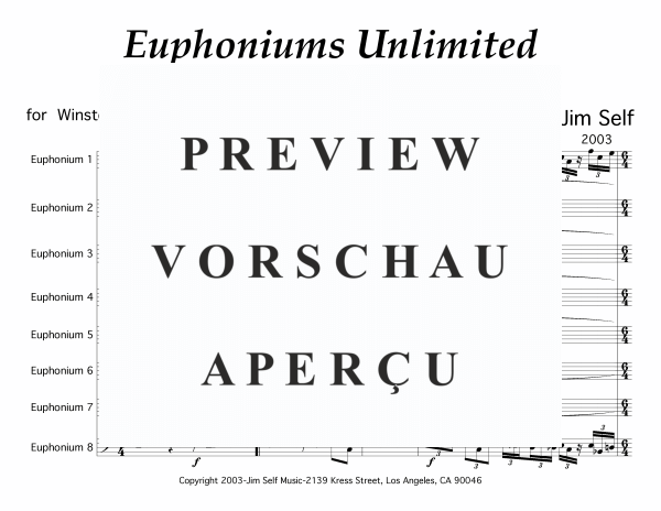 Produktgalerie: Seite 3 von 11 Euphonium´s Unlimited, , (Euphonium Ensemble EEEEEEEE)