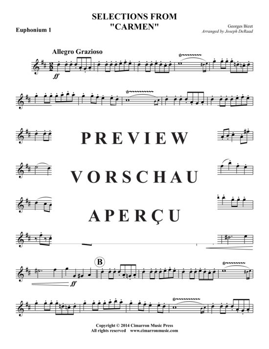 gallery: Selections aus Carmen , , (2x Bariton, 2x Tuba)