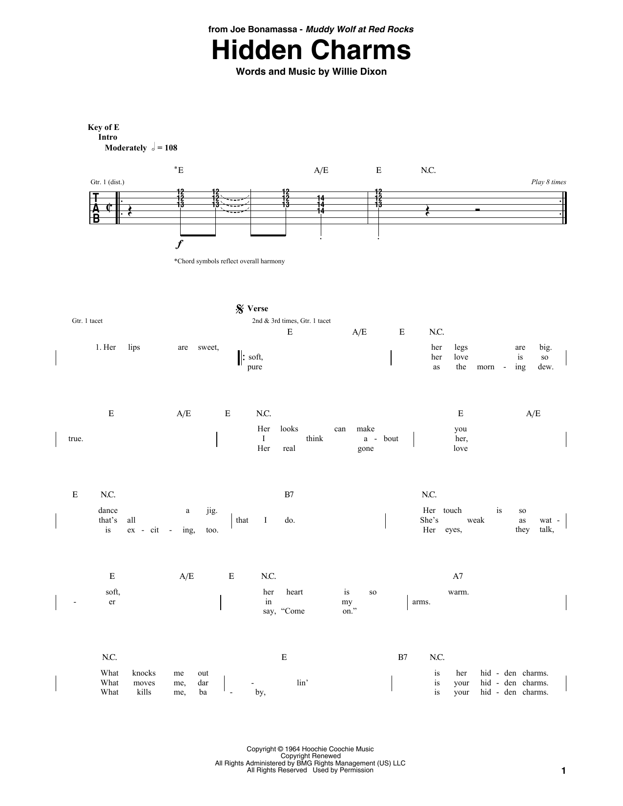 Product gallery: Page 1 of 1 Hidden Charms, Joe Bonamassa