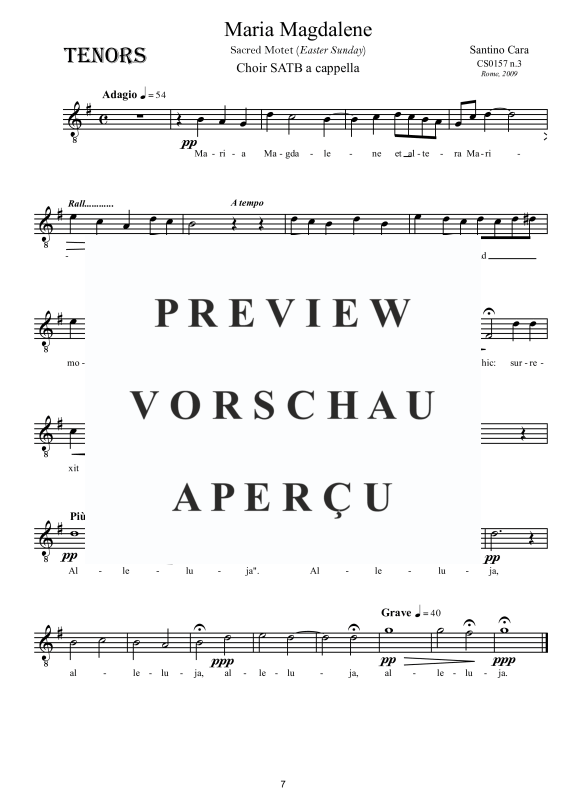 Produktgalerie: Seite 8 von 9 Maria Magdalene, , Gemischter Chor