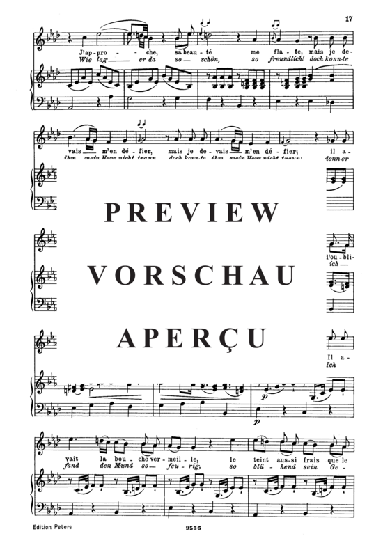 Product gallery: Page 3 of 5 Dans un bois solitaire, K.308-295b, , High Voice and Piano