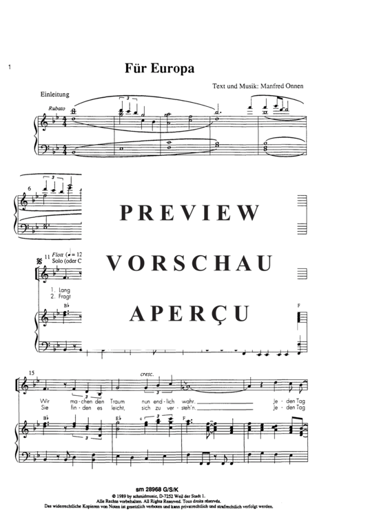 Product gallery: Page 4 of 5 Für Europa , , (mixed choir)