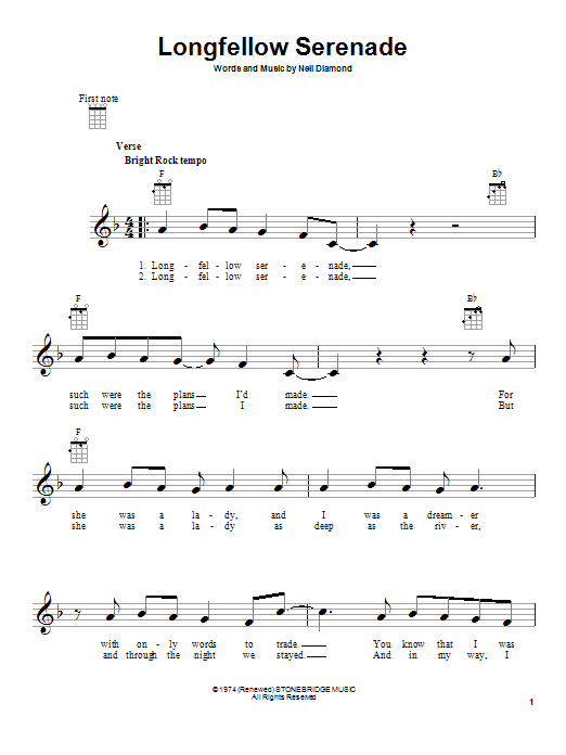 Product gallery: Page 1 of 1 Longfellow Serenade, Neil Diamond