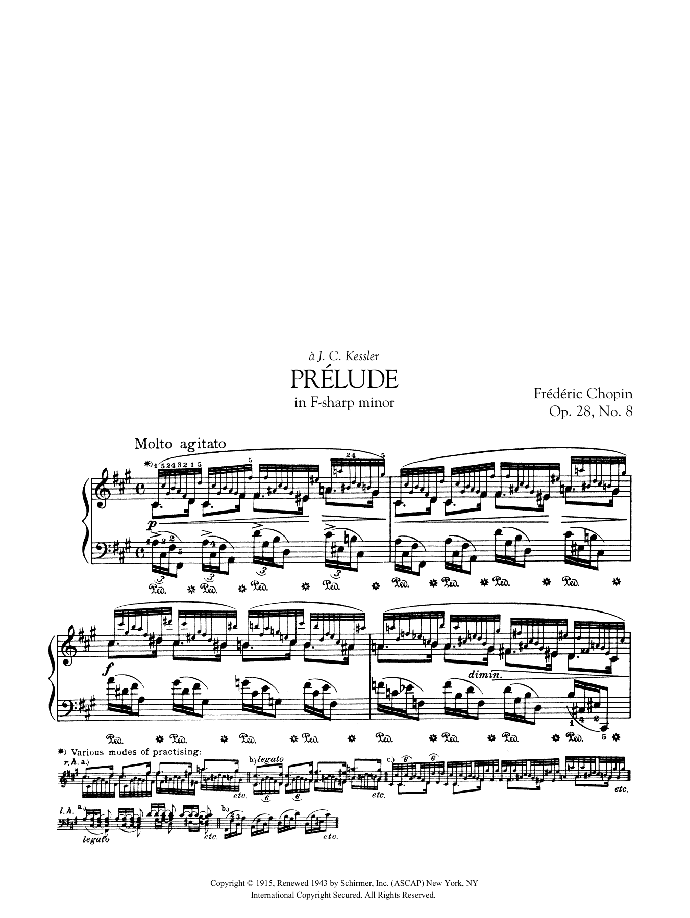 Product gallery: Page 1 of 1 Prélude in F-sharp minor, Op. 28, No. 8, Frédéric Chopin