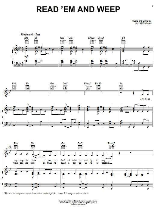 Produktbild zu: Read'em And Weep