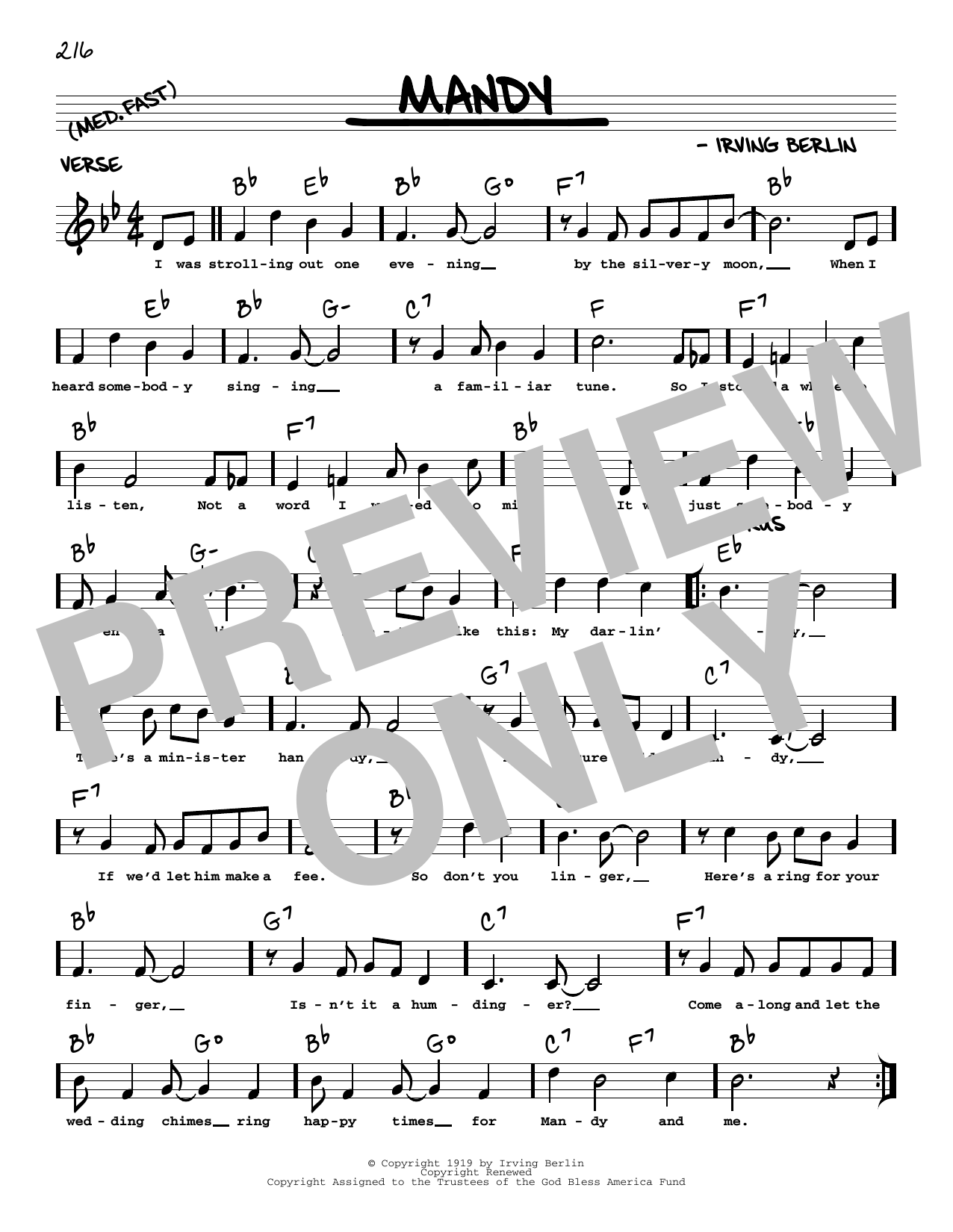 Produktbild zu: Mandy (arr. Robert Rawlins)