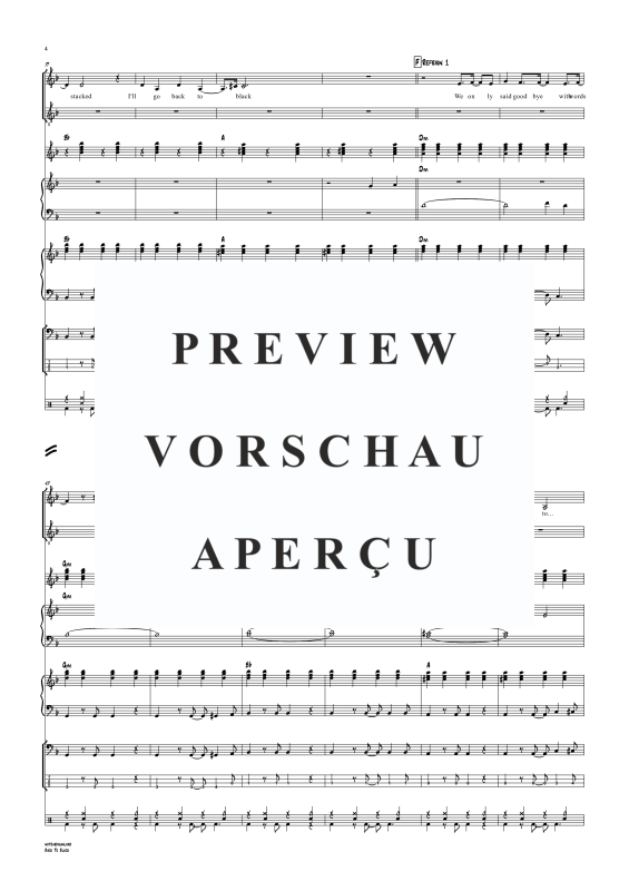 Produktgalerie: Seite 5 von 11 Back To Black, Winhouse, Amy, Combo Band mit Solo Gesang, Chor und Synthie-Streicher