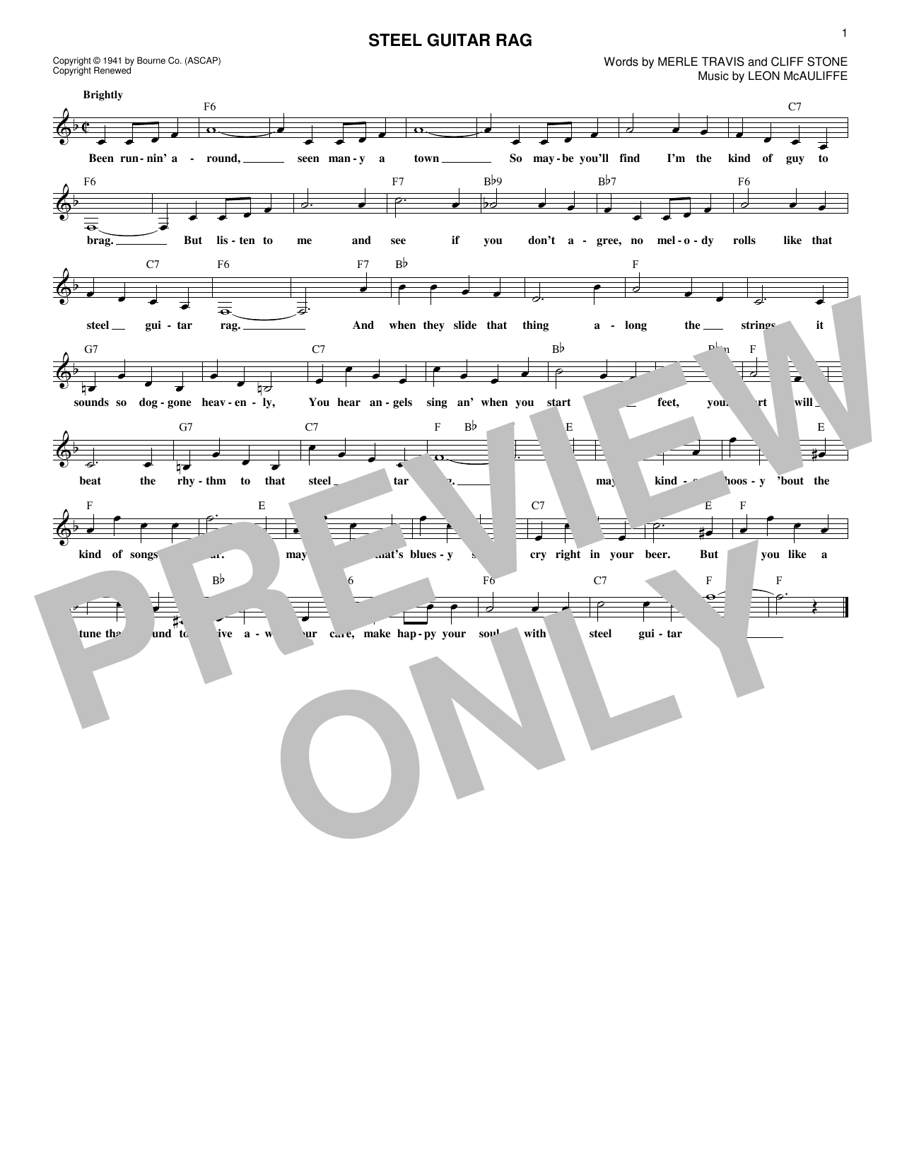 Product picture to: Steel Guitar Rag