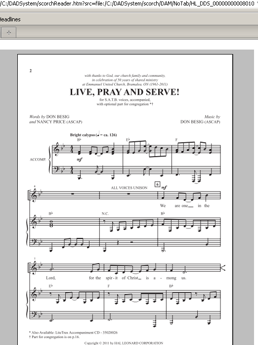 Product picture to: Live, Pray And Serve!