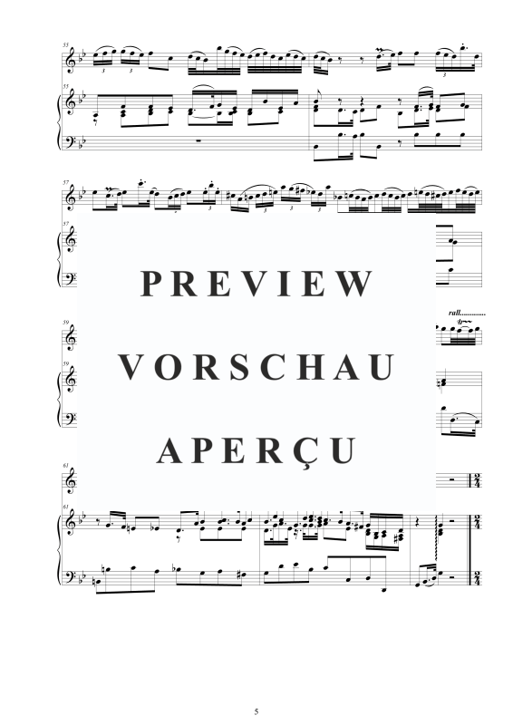 Produktgalerie: Seite 6 von 11 Flöten Sonate in B-Dur, , Flöte und Cembalo
