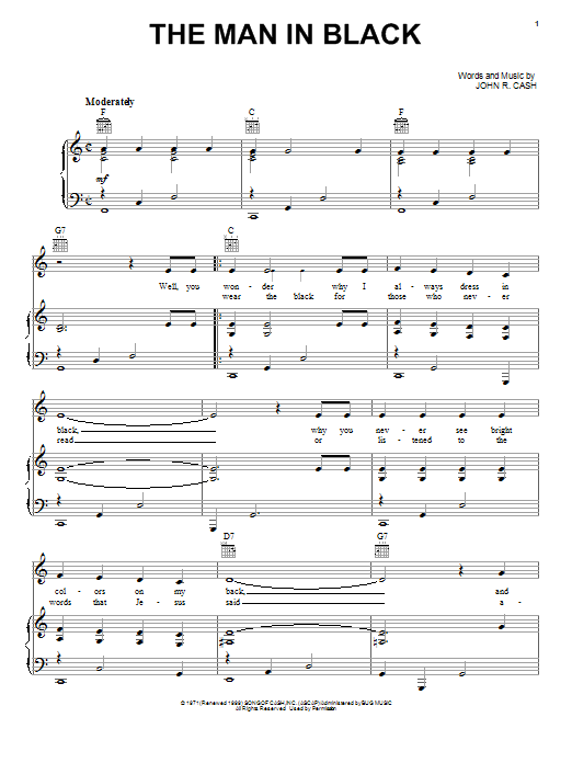 Product picture to:  The Man In Black - Johnny Cash