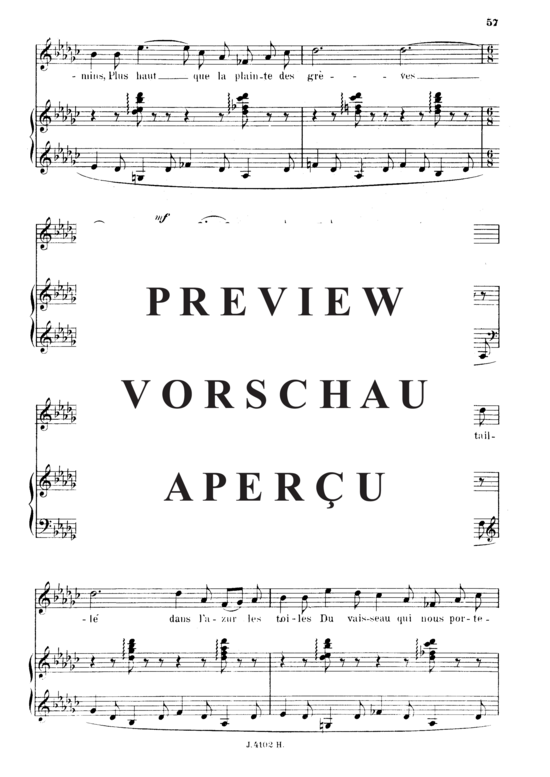 Product gallery: Page 3 of 7 Le pays des rêves Op.39 No.3, , Medium Voice and Piano