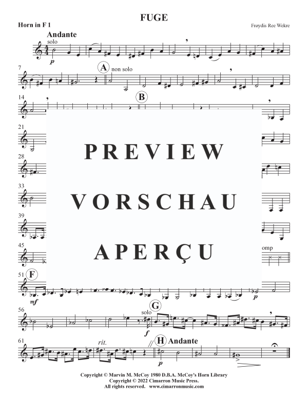 Produktgalerie: Seite 7 von 9 Fuge, , Horn Trio