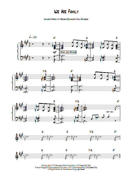 Product picture to:  We Are Family - Sister Sledge