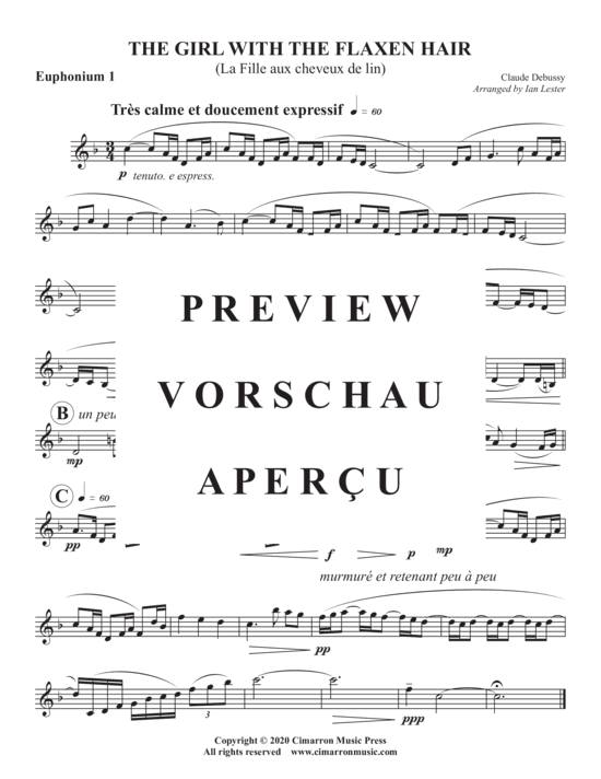 Product gallery: Page 6 of 10 Girl with the Flaxen Hair, The , , (Tuba Quartett EETT)