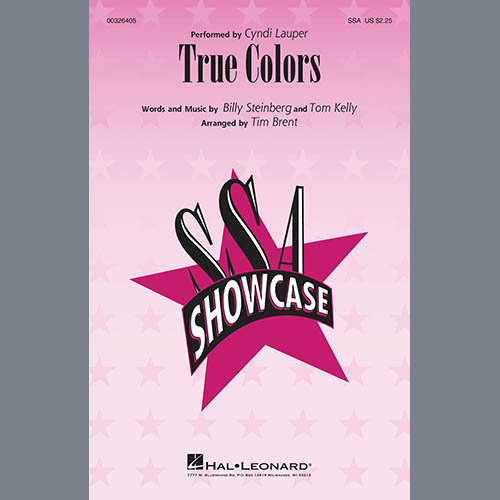 cover: True Colors (arr. Tim Brent), Cyndi Lauper