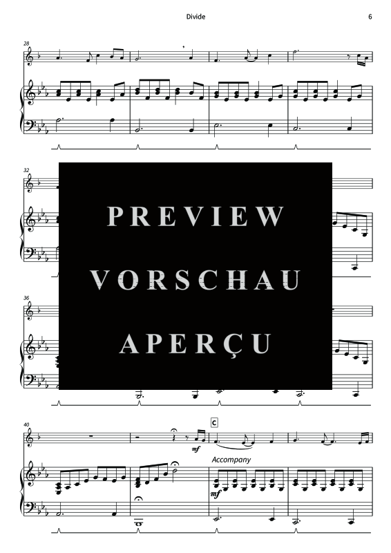 gallery: Divide - Gentle Melodies for Weddings, Church, and Other Occasions, , Trompete in B und Klavier