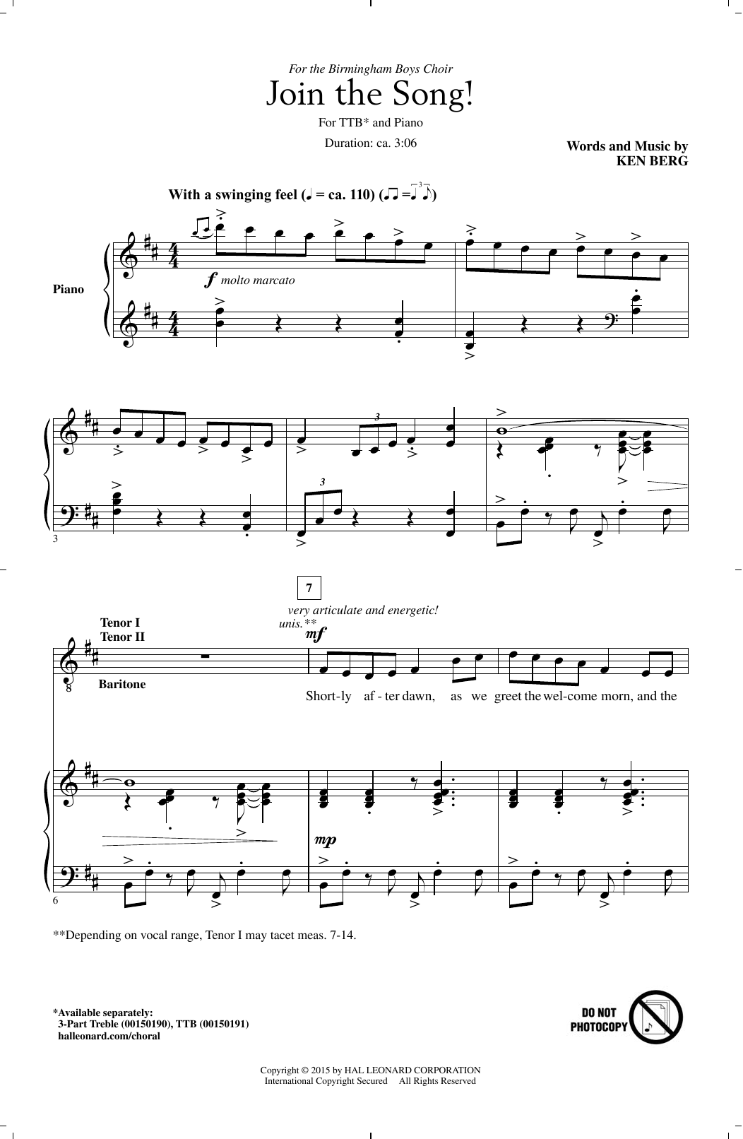 Produktbild zu: Join The Song!