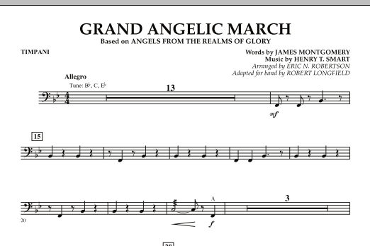 Produktbild zu: Grand Angelic March - Timpani