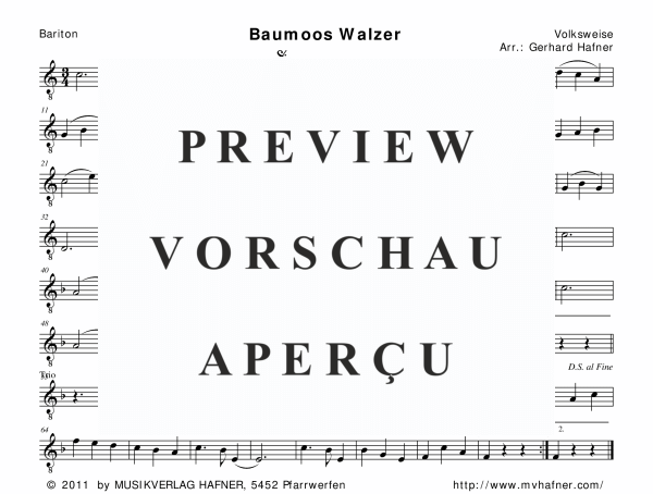 gallery: Baumoos Walzer, , (woodwind and brass)