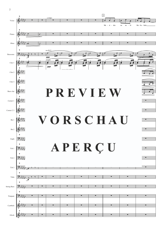 Produktgalerie: Seite 5 von 11 Lied an den Mond, , Sopran Solo und Concert Band