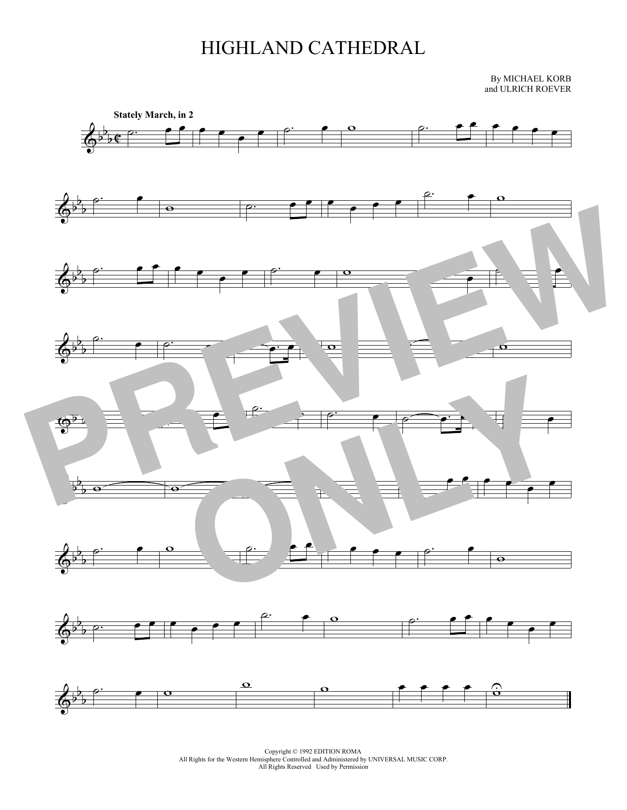 Product picture to:  Highland Cathedral - Michael Korb