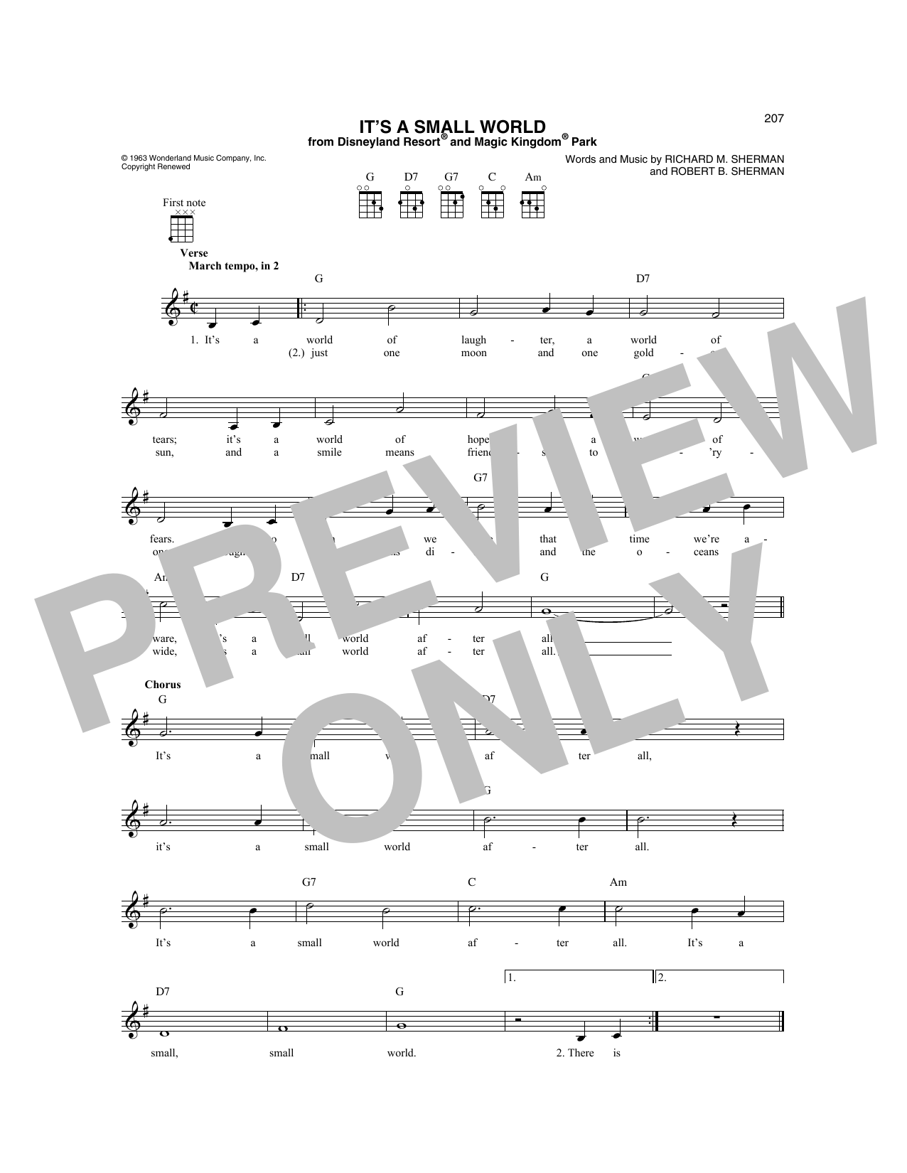 Produktbild zu: It's A Small World