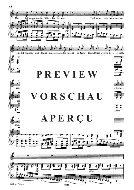 gallery: Trockne Blumen D.795-18 (Die Schöne Müllerin) , ,  (Gesang mittel + Klavier)