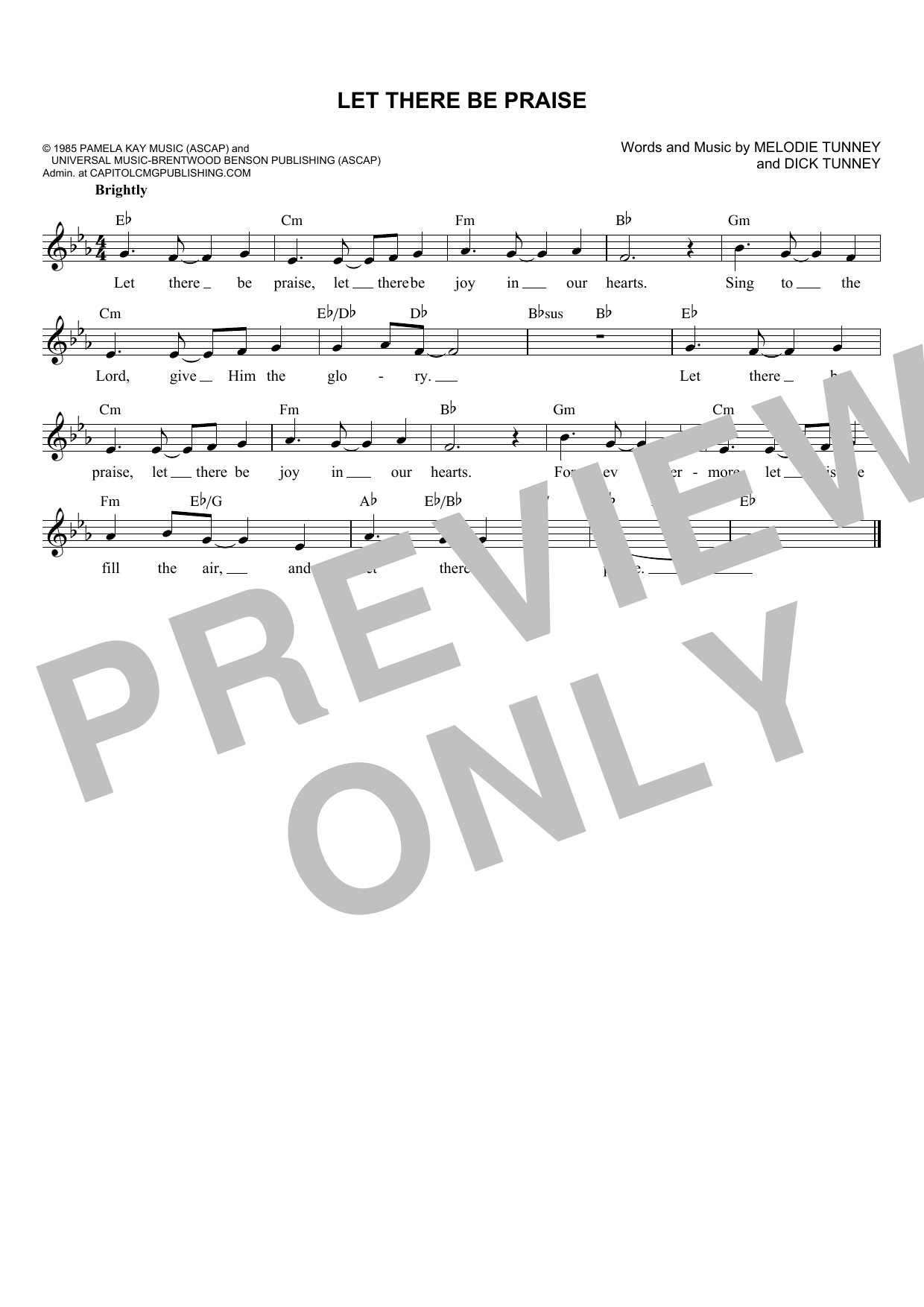 Product picture to: Let There Be Praise