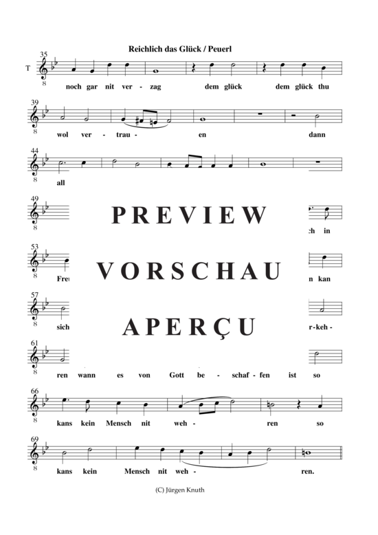 gallery: Reichlich das Glück , , (Gemischer Chor SSATB)