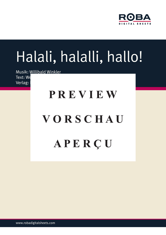 Product gallery: Page 2 of 3 Halali, halli, hallo , , (piano + vocals)!