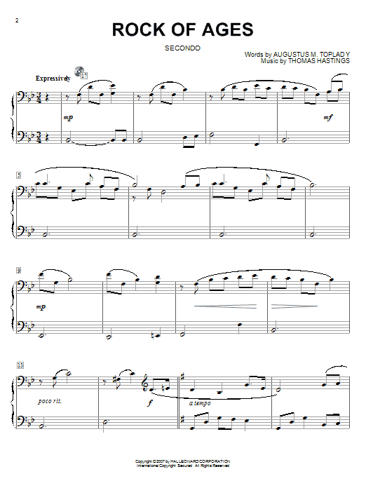 Product picture to: Rock Of Ages (arr. Larry Moore)