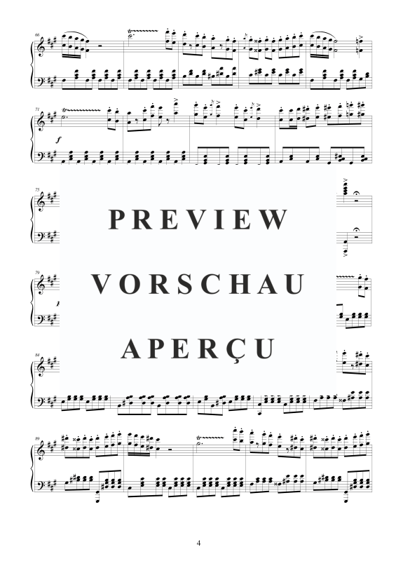 Produktgalerie: Seite 5 von 11 La Traviata - (Act 1) Preludio-Introduzione-Brindisi - Piano Verion, , Klavier Solo