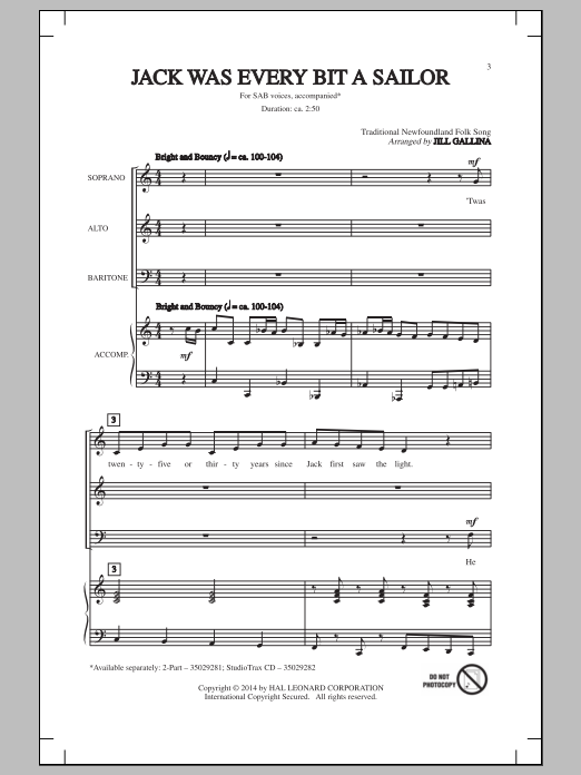 Produktbild zu: Jack Was Ev'ry Inch A Sailor