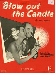 cover: Blow Out The Candle, Phil Moore, Gesang, Klavier
