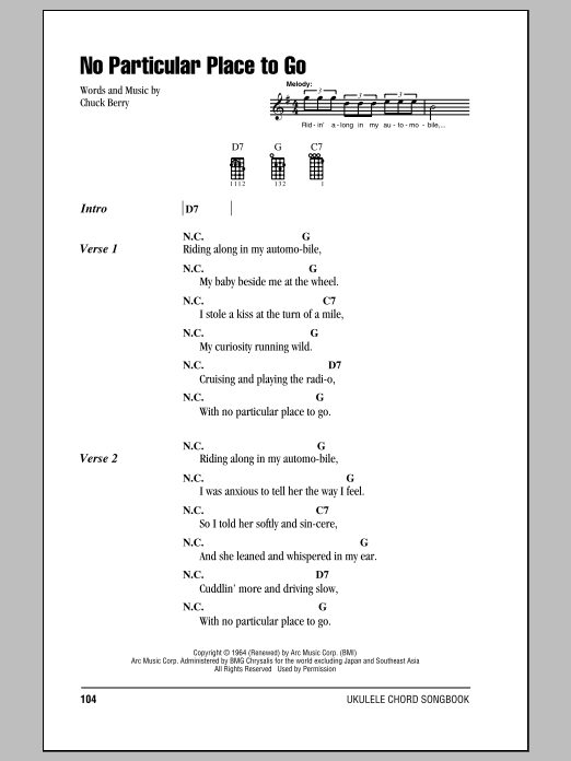 Product gallery: Page 1 of 1 No Particular Place To Go, Chuck Berry