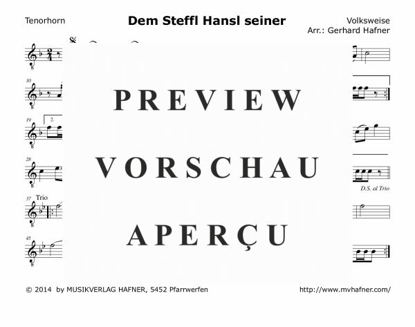 Product gallery: Page 10 of 11 Dem Steffl Hansl seiner, , (woodwind and brass)